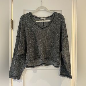 Urban Outfitters gray cropped sweater